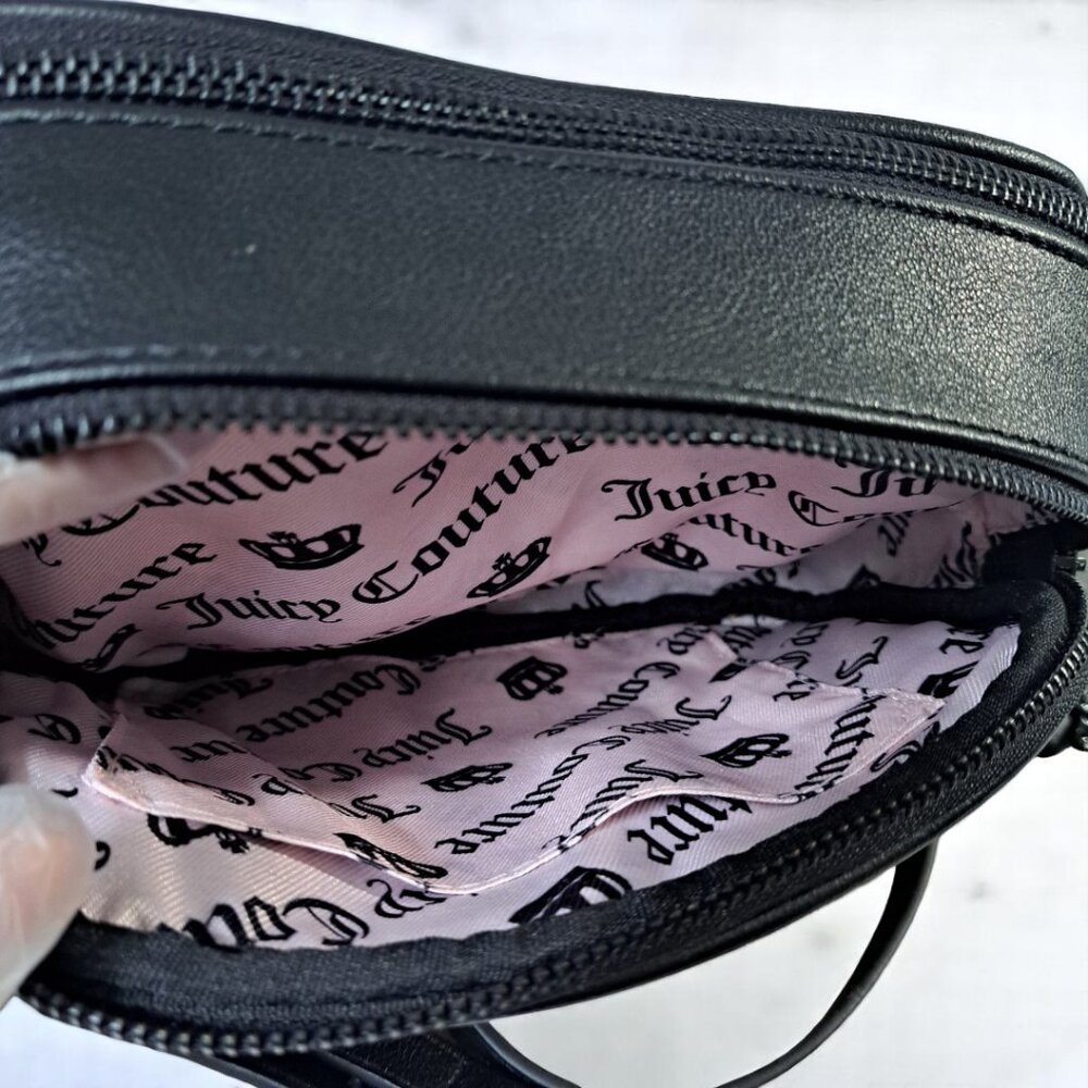 Juicy Couture Taking the Lead Camera Crossbody Black NWT - Picture 8 of 10